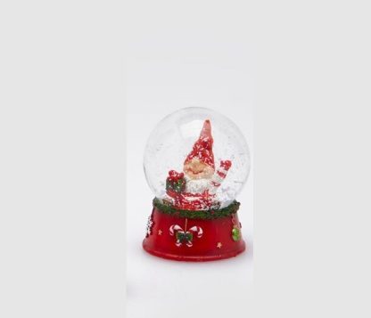 SPHERACQUA GNOME (4ASS)H6 D4.5 C3 Cod. 685708,740 Variation GREEN RED globo de natal duende gnomo bola de nieve duende navidad