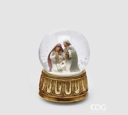 WATER SPHERE NATIVITY 2 ASS. H.14.5 D.10 CARILLON C4 Cod. 8100379A999 Available from: 2024-09-10 Variation MULTICOLOR bola de nieve natividad presépio belénes sagrada família natal