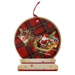 BR00 89938 – Base para quentes Globo de Neve: Trenó Pai Natal brandani natal navidad