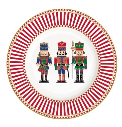 0944 piatto prato plato nutcracker natal navidad easy life