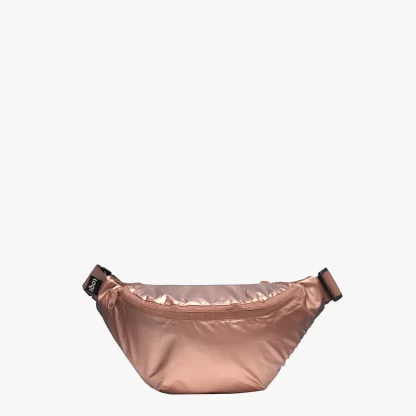 Metallic Rose Gold Bumbag €29.99 loqi bolsa banana bumbag bolsa cintura mulher