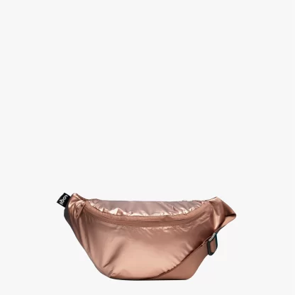 Metallic Rose Gold Bumbag €29.99 loqi bolsa banana bumbag bolsa cintura mulher