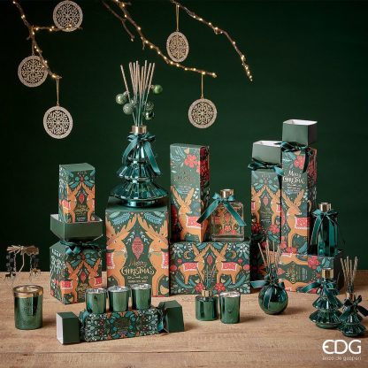 JOYFUL PERFUMER & CANDLE SET 80ml CF H.7 C4 Cod. 5500012ABFO Variation BLACK FOREST edg ezno de gasperi conjunto natal set navidad oferta