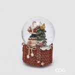 enzo de gasperi edg bola de nieve navidad papá noel globo de neve natal pai natal WATER SPHERE SANTA PINE 2 ASS. H.14.5 D.10 CARILLON C4 Cod. 8100390A999