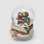 enzo de gasperi edg bola de nieve navidad papá noel globo de neve natal pai natal gingerbread BALL WATER SPHERE BABBO 2 ASS. H.9.5 D.6.5 C4 Cod. 8100398A774