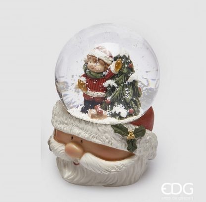 enzo de gasperi edg bola de nieve navidad papá noel globo de neve natal pai natal gingerbread BALL WATER SPHERE BABBO 2 ASS. H.9.5 D.6.5 C4 Cod. 8100398A774