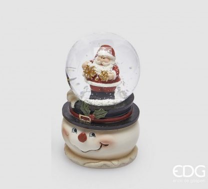 enzo de gasperi edg bola de nieve navidad papá noel globo de neve natal pai natal gingerbread WATER SPHERE SANTA UOMONEVE 2 ASS. H.8 D.4.5 C4 Cod. 8100399A999