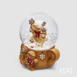 enzo de gasperi papá noel globo de neve natal navidad bola de nieve WATER SPHERE CUP WITH MENONEVE AND REINDEER 2 ASS. H.9 D.6.5 C4 Cod. 8100404A937