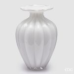 BLOSSOM VASE H.31.5 D.21 C4 Cod. 1100451A100 Variation WHITE edg enzo de gasperi jarrón tarro taça jarra jarro vaso vidro