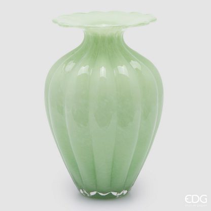 BLOSSOM VASE H.31.5 D.21 C4 Cod. 1100451A771 Variation LIGHT GREEN