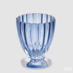 GLORY VASE H.17.5 D.14 C4 Cod. 1100281A800 Variation BLUE edg enzo de gasperi jarrón tarro taça jarra jarro vaso vidro