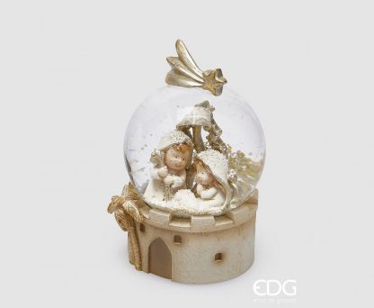 WATER SPHERE NATIVITY 2 ASS. H.14.5 D.10 CARILLON C4 Cod. 8100379A999 Available from: 2024-09-10 Variation MULTICOLOR bola de nieve natividad presépio belénes sagrada família natal WATER SPHERE NATIVITY 2 ASS. H.10.5 D.6.5 C4 Cod. 8100380A111