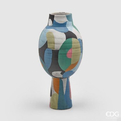 PHOENIX MULTICOLOR VASE H50 D22 C0 Cod. 013924,290 Variation MULTICOLOR vaso edg enzo de gasperi