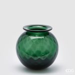 OPIUM VASE H19 D20 C3 Cod. 107535,860 Variation DARK GREEN edg enzo de gasperi jarrón taza taça jarro jarra vaso VASE VASE