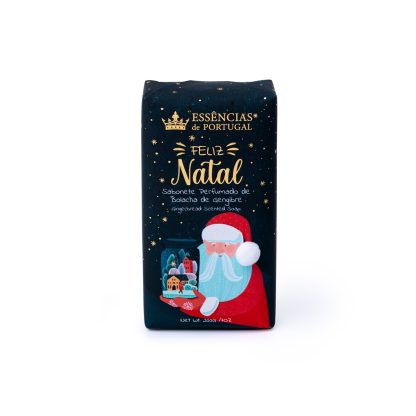 EP456 - Sabonete 200gr O Mundo do Pai Natal: Azul (Bolacha de Gengibre) - Aroma: Bolacha de Gengibre - Marca: Essências de Portugal