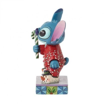 Christmas PJs Stitch Figurine 6015008~disney traditions jim shore natal ohana stitch