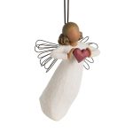 With Love Ornament 28257 Gift tag has the sentiment "You are loved". enesco willow tree susan lordi