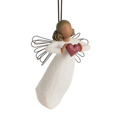 With Love Ornament 28257 Gift tag has the sentiment "You are loved". enesco willow tree susan lordi