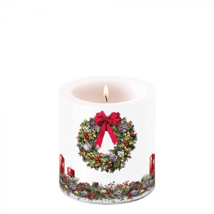 Candle small Bow on wreath Article number 39216550 vela natal navidad coroa natal