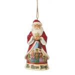 jim shore natal trenó trineo natal navidad Gingerbread Santa Three Kings Hanging Ornament 6015538