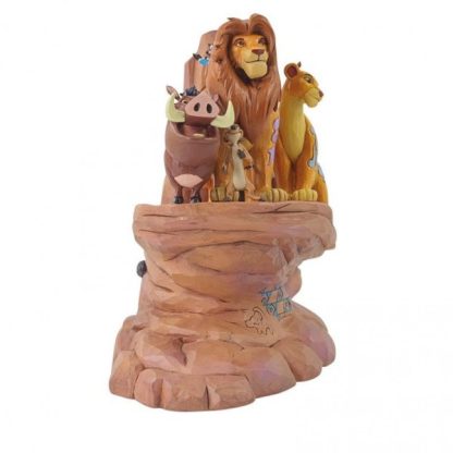 Lion King Carved in Stone Figurine 6014329 o rei leão jim shore disney traditions