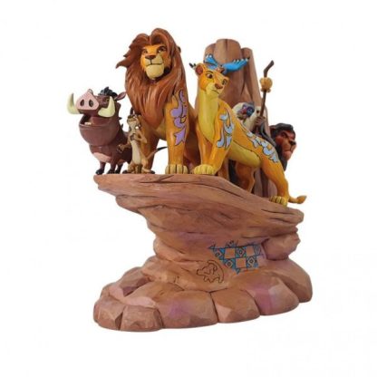 Lion King Carved in Stone Figurine 6014329 o rei leão jim shore disney traditions