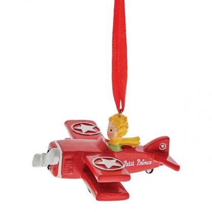 525599 AEROPLANE BAUBLE le petit prince principezinho pendente pinheiro