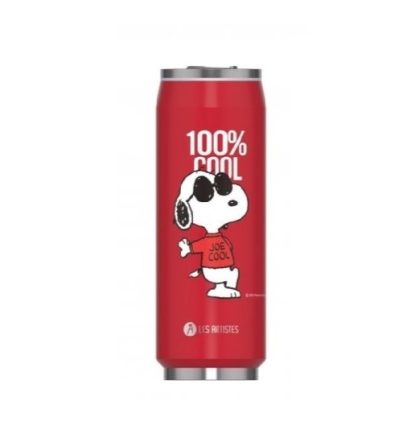 Lata Isotérmica 500ml Les Artistes: Cool Snoopy Vermelha