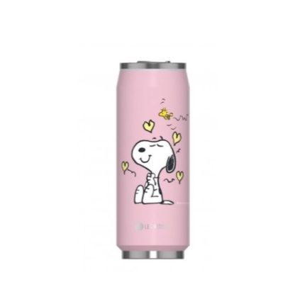 snoopy les artistes botella termo garrafa térmica a-4398 peanuts