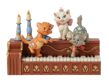 The Aristocats Disney Traditions Aristocats Kittens on Piano Figurine (Jim Shore) BY ENESCO, LLC - BRANDS DISNEY, THE ARISTOCATS disney traditions jim shore aristogatos marie