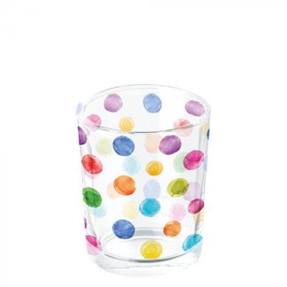 Tea light holder Polka dots white Article number 17319315