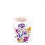 Candle small Pansies Article number 19218165 velas flor amores perfeitos pansies pensamientos