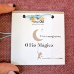 Bracciale Filo Magico con Charms pulseira trevo dedal sorte protecção keep out italiano starlight