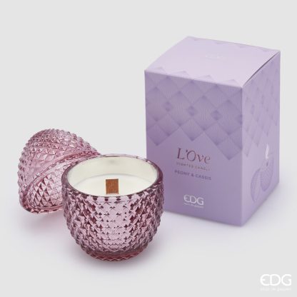 EGG CANDLE WITH FRAGRANCE H.12 D.8 C4 Cod. 6100007AGWV Variation GINGER & WARM VANILLA velas páscoa pascua mesa ovo huevo