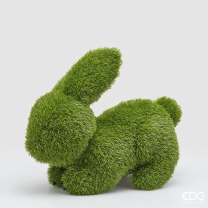 RABBIT GRASS DECORATION H.40 L.53 L.29 C4 Cod. 8100682A700 Variation GREEN