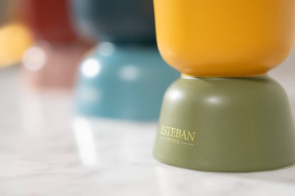 ICONIC COLOR Refillable scented Initial candle 220g Néroli Iris Cachemire esteban paris parfums mikado difusor iconic Lin vela
