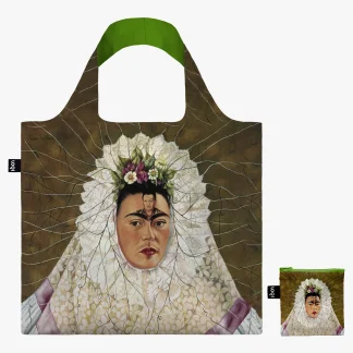 FRIDA KAHLO Self Portrait as a Tehuana Recycled Bag by Frida Kahlo