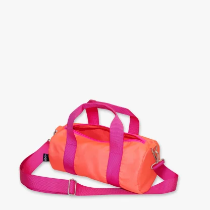 NEON Dark Orange Recycled Medium Weekender by LOQI bolsa saco tiracolo