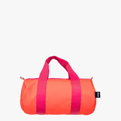 NEON Dark Orange Recycled Medium Weekender by LOQI bolsa saco tiracolo