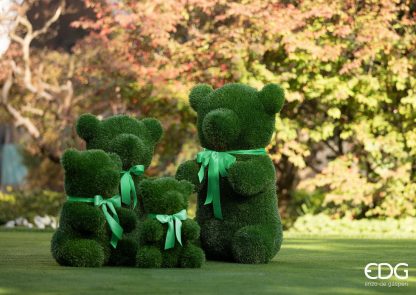 BEAR GRASS DECORATION H.50 L.30 L.35 C4 Cod. 8100039A700 Variation GREEN urso relva artificial