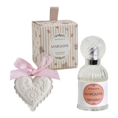 Coffret Les Intemporelles en Fleurs parfum d'ambiance 30 ml et décor parfumé - Marquise