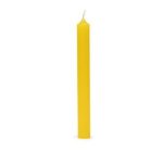 Vela candelero 19cm Amarillo: Cereria Mollá – 1 unidad – Vela sin humo, sin goteo y sin aroma – El color se satura a través de la vela. – Altura: 19cm; diámetro de la base: 2 cm – Tiempo aproximado de combustión: 7 horas – Mechas 100% algodón; Peso de vela de unos 70 g – Marca: Cereria Mollá
