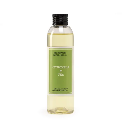 Citronela & Tea - Recambio de Mikado 200 ml. Cerería Mollá recarga mikado anti mosquito insectos