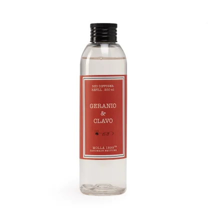 Geranio & Clavo - Recambio de Mikado 200 ml. Cerería Mollá