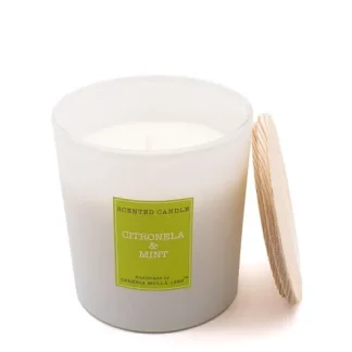 Vela XL de Citronela e Menta, Coleção Verão. CERERIA MOLLA 1899 loja. Marca: Cerería Mollà 1899 v1301