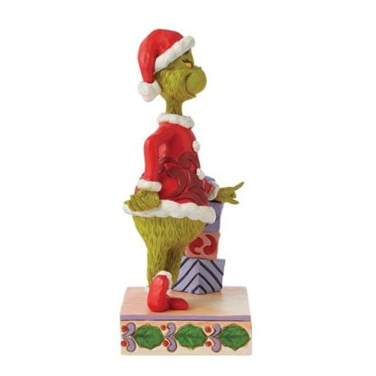 Figura Grinch encostado nos Presentes de Natal - Image 2