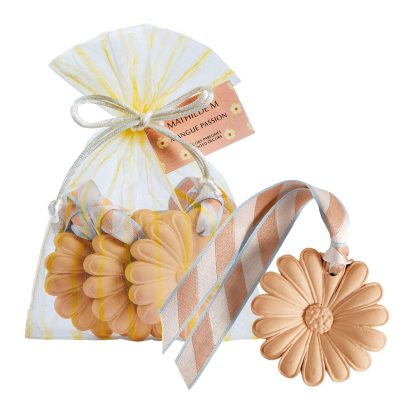 Pochon de 3 décors parfumés Bain de Soleil - Mangue Sorbet gesso yeso perfumado mathilde m.