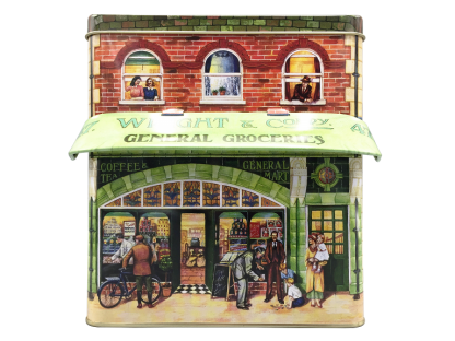 Lata grande Groceries / Mercearias: 21cm
