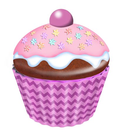 Lata Cupcake XL Rosinha Doces