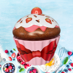 Lata Cupcake de Morango XL